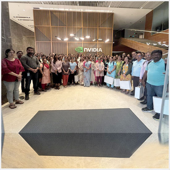 Global Infoventures Pvt. Ltd. successfully conducted a first-of-its-kind DLI Workshop for
faculty members from VTU (Visvesvaraya Technological University)!