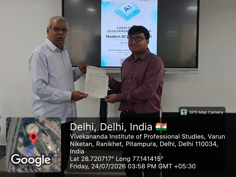 VIPS, Delhi (20 July 2026- 24 July 2026)